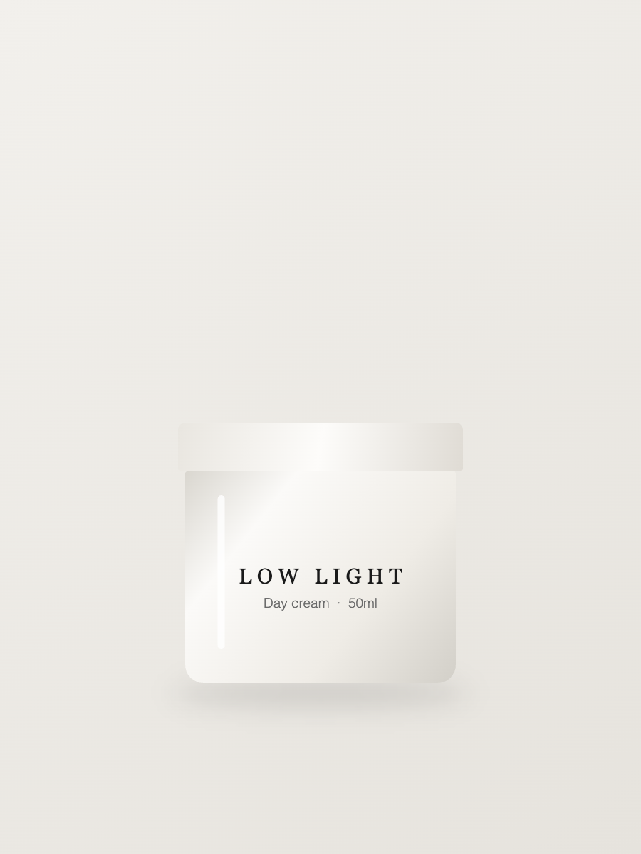 Low Light — Day cream · 50ml