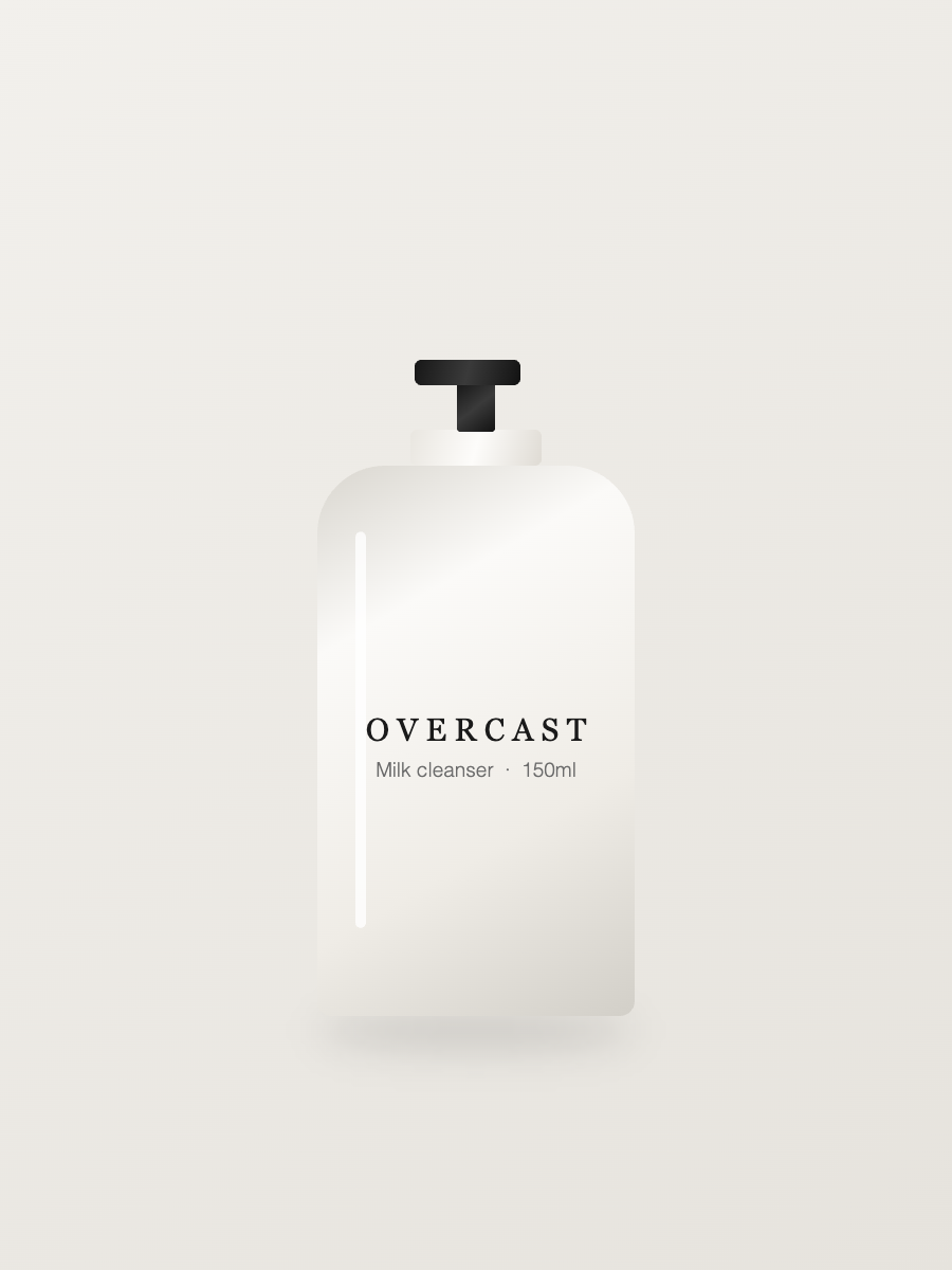 Overcast — Milk cleanser · 150ml